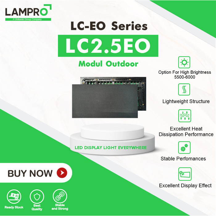 PANEL MODUL VIDEOTRON P2.5 OUTDOOR LC-EO - LAMPRO (UNILUMIN GROUP)