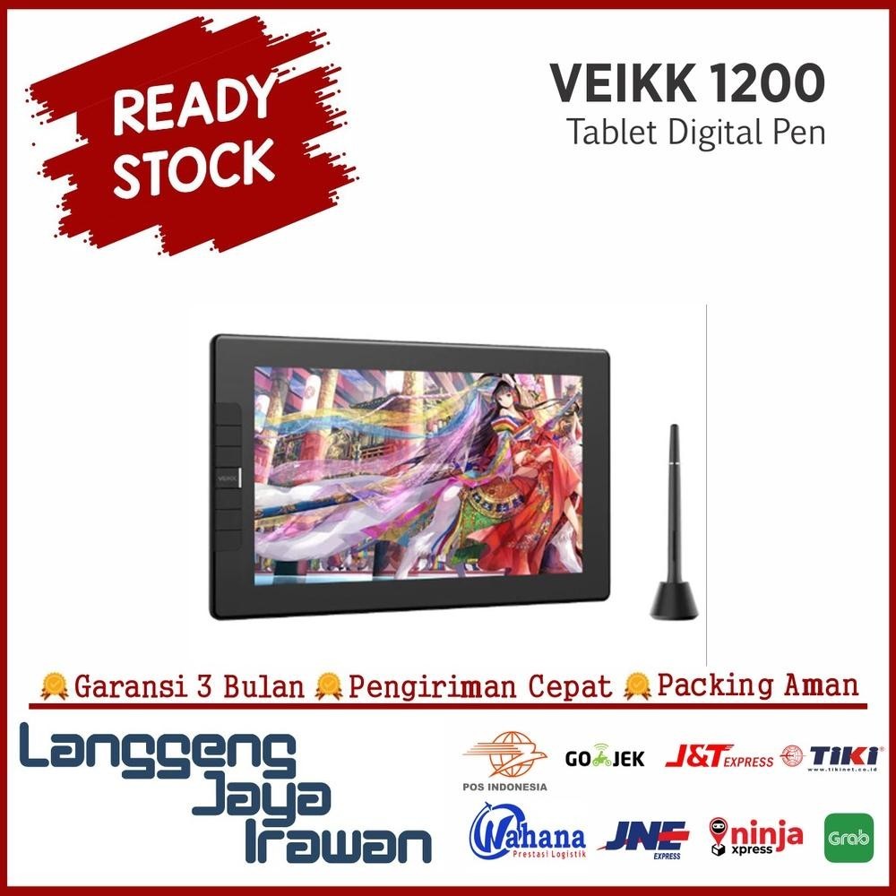 Veikk Vk1200 Vk 1200 Drawing Tablet Graphic Monitor Passive Pen Gambar