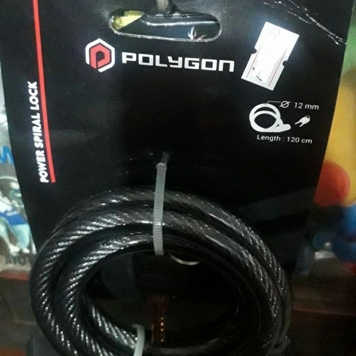 Rantai Gembok Sepeda Anti Maling Merk Polygon