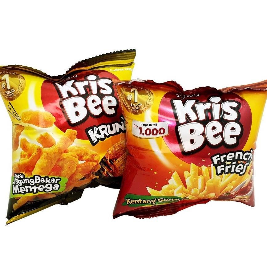 

KRISBEE FRENCH FRIES 9gr KRUNCHY 10gr JAGUNG BAKAR MENTEGA PILLOW EX 11 gr ECERAN RENCENG MAKANAN RINGAN CEMILAN ANAK GROSIR MURAH KENTANG GORENG KRIS BEE 15 gr