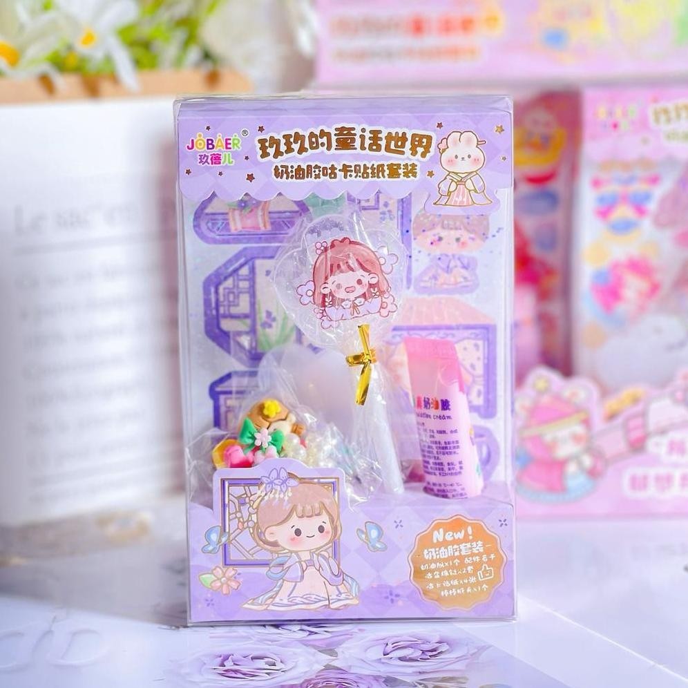 

GINGERINFANT 1 SET DIY GANTUNGAN KUNCI AKLIRIK AESTHETIC MAINAN STICKER ANAK SUPER LUCU 3.3