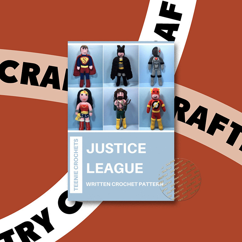 

Justice League Written Crochet Patterns - Teenie Crochets