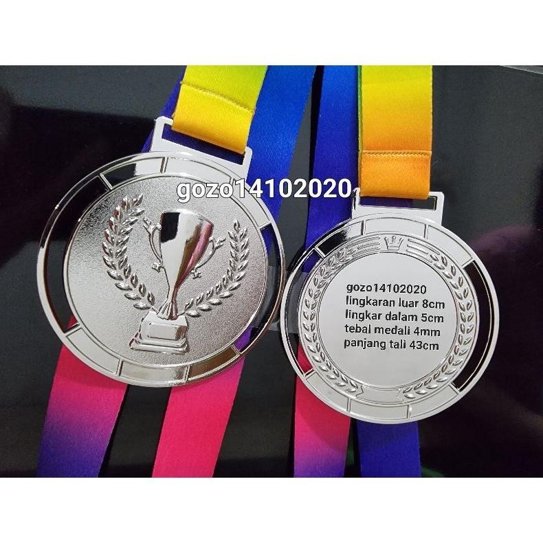 Is75 MEDALI LOGAM PIALA BESAR UKURAN 8CM Viral