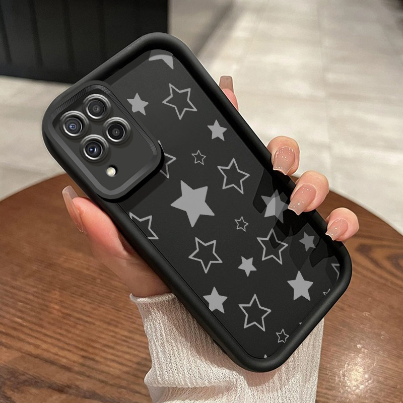 Casing Hp Samsung Galaxy A22 M22 Case Casing Kesing sarung HP casing ponsel pola bintang Softcase pe