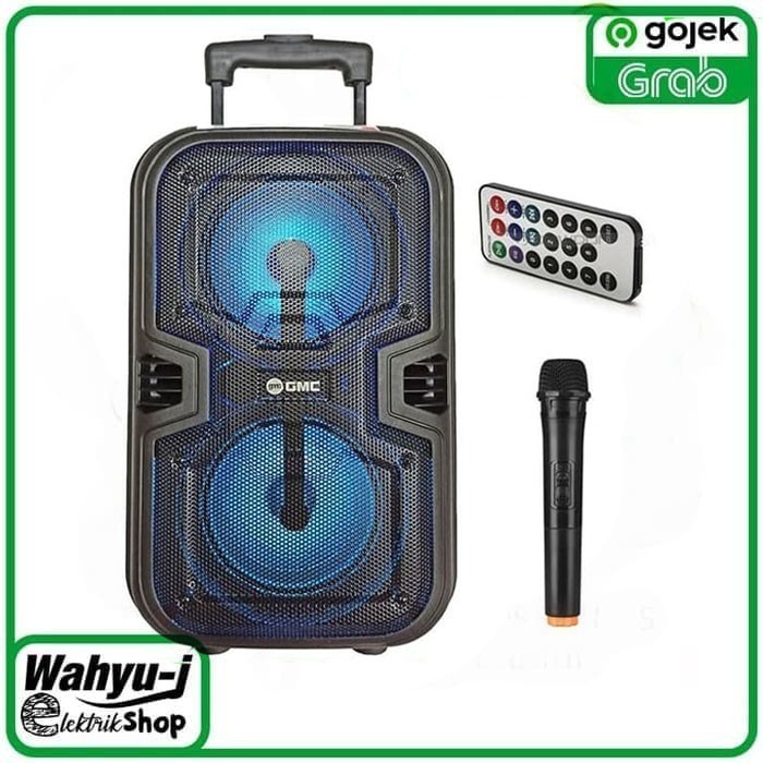 Gmc 897I Speaker Portable Bluetooth + Free C