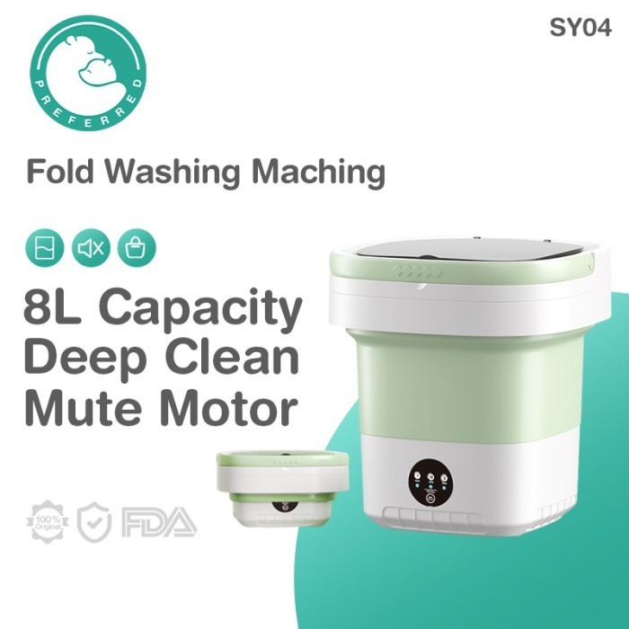 Preffered Mesin Cuci Ni Portable Lipat 8L Mesin Cuci Bayi