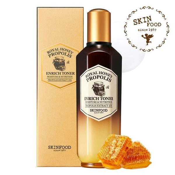[BPOM] SKINFOOD ROYAL HONEY PROPOLIS ENRICH TONER 160ML (TONER WAJAH) ORIGINAL KOREA