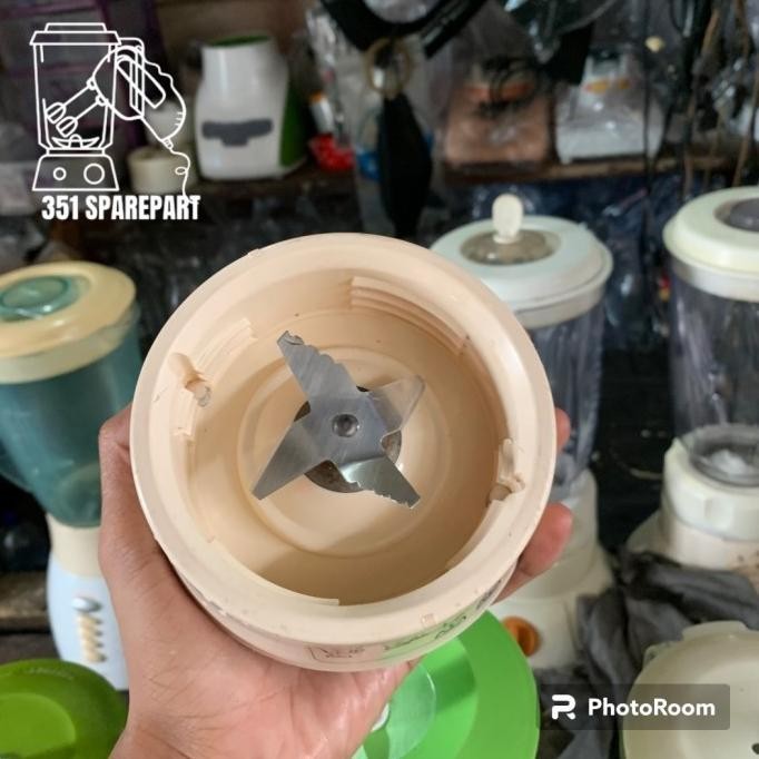 Pisau Mangkok Mounting Jus Kaca Original Blender Philips Cucina Hr1741 Melanpopi