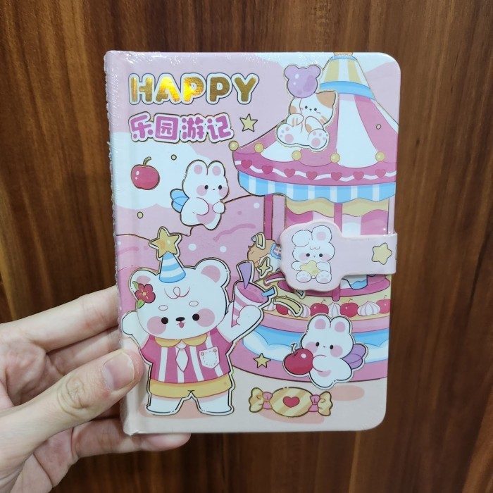 

MURAH Journal cute magnetic notebook diary agenda planner jurnal buku note