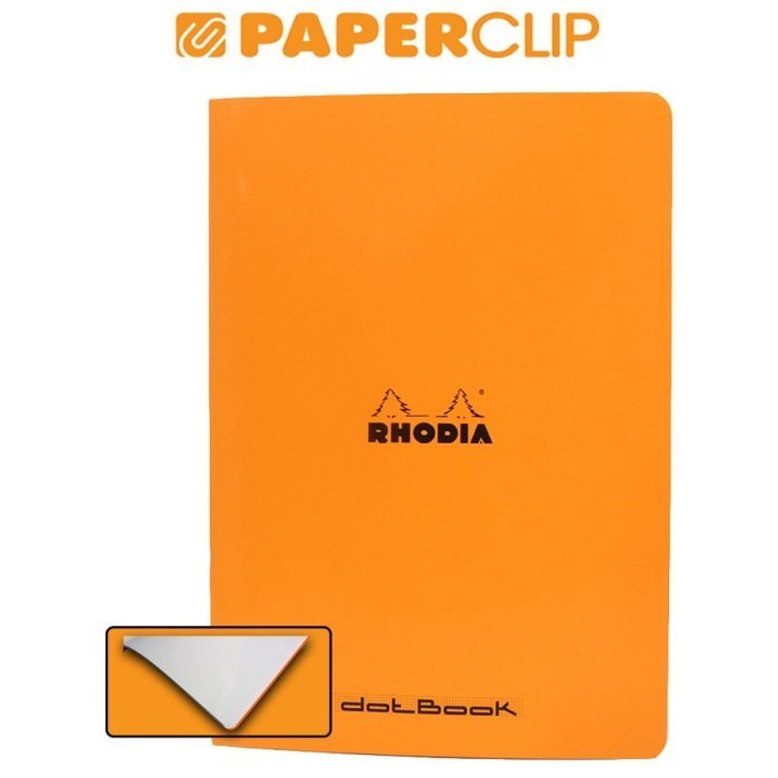 

HOT PROMO NOTEBOOK RHODIA A4 STAPLEBOUND ORANGE DOT GRID 119167C