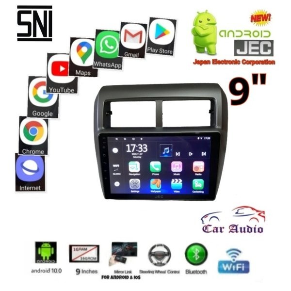 DOUBLE DIN ANDROID AGYA DOUBLE DIN ANDROID AYLA HEAD UNIT ANDROID JEC