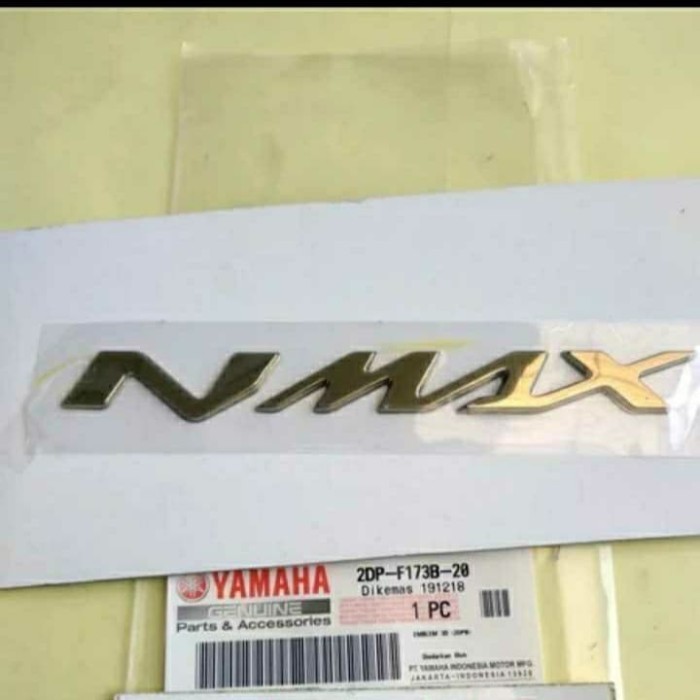 Emblem Body Nmax Gold Satuan Original Ygp