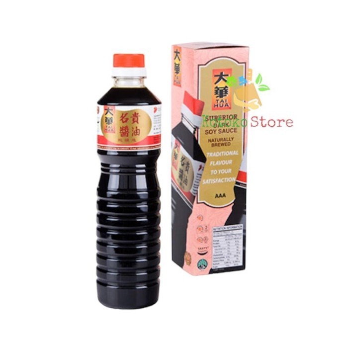 

Tai Hua Ior Light/Dark Soy Sauce/Tai Hua Kecap Asin Ior 640M