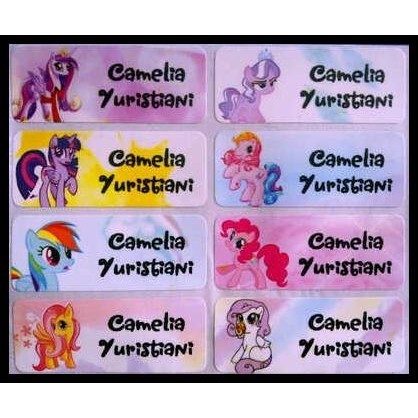 

HOT DEAL LABEL NAMA LITTLE PONNY !