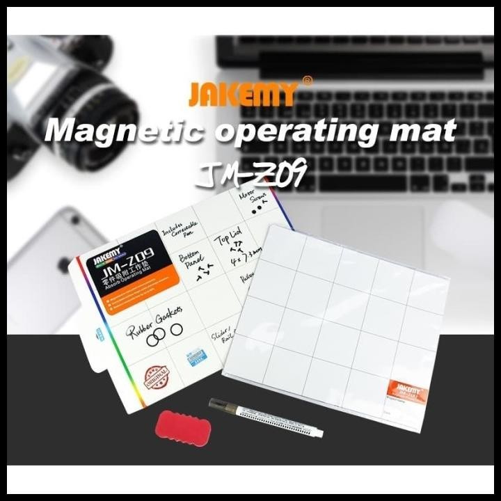 

GRATIS ONGKIR MAGNETIC OPERATING MAT JAKEMY JM-Z09 ORIGINAL / OILY PEN ERASER / KARP !