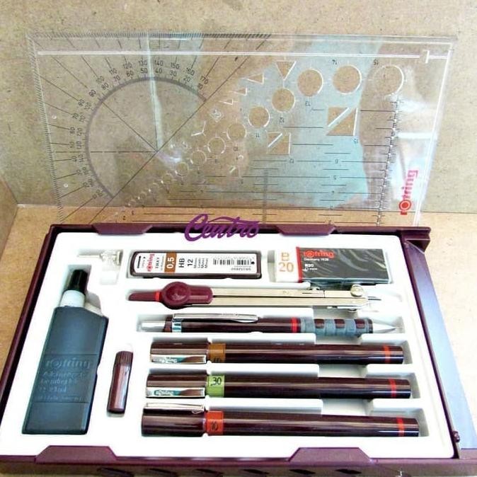 

Banyak Promooo !!! Rotring Rapido Isograph Set 0.1/0.3/0.5 College Set Orinal Terbatas