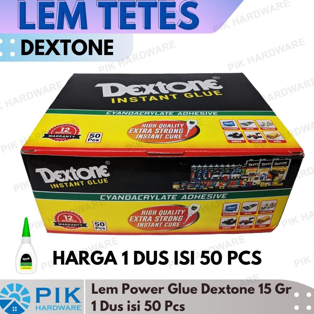 

Banyak Diskon!!! 50 Pcs Lem Korea - Lem Tetes Dextone 15Gr Serbaguna | Lem Setan Instant | Power Glue Super Rekat Kuat