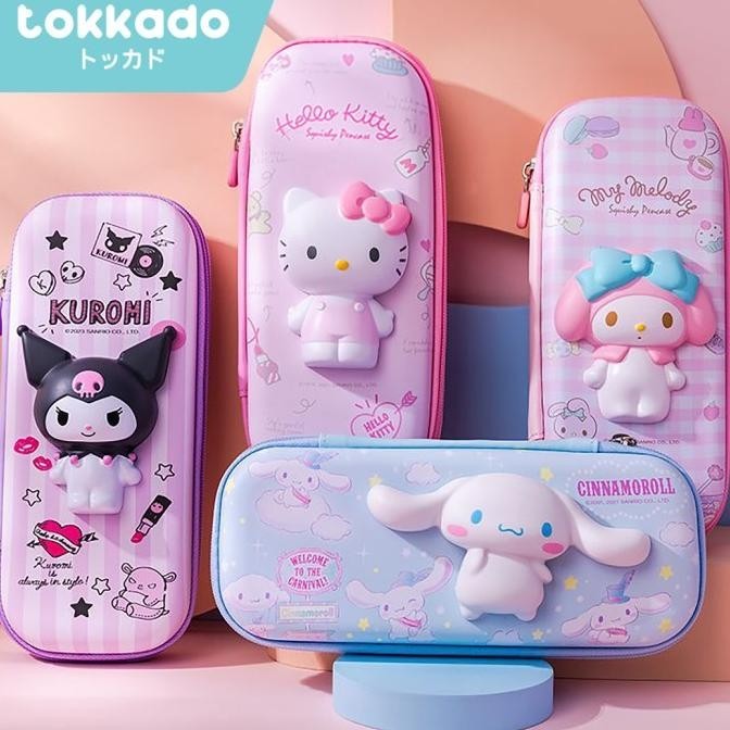 

TOKKADO Sanrio Squishy Pencil Case Original Kotak Pensil Anak Lucu
