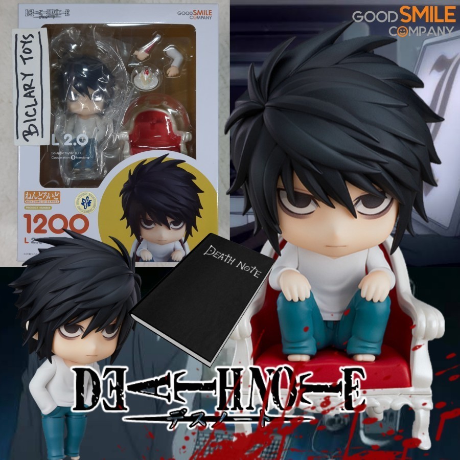 ORIGINAL Nendoroid Nendo L Lawliet Ryuzaki 2.0 Light Death Note ORI