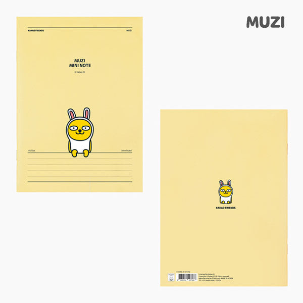 

KAKAO FRIENDS Note Saddle Stitch A5 - Muzi