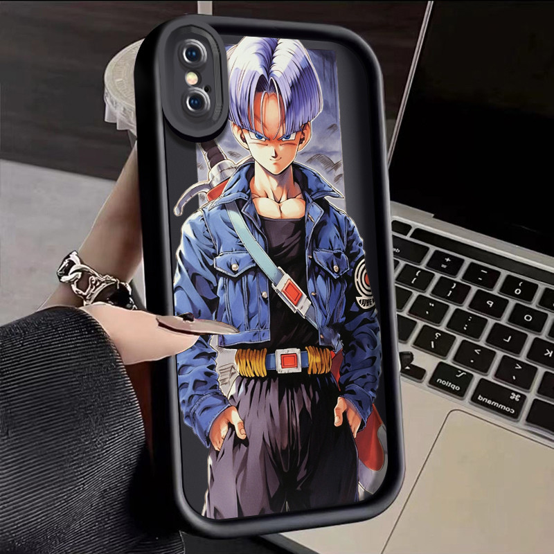 Casing Hp iPhone X Xr Xs Max Case pria membawa pisau di pola belakangnya Softcase baru HP ganda Casi