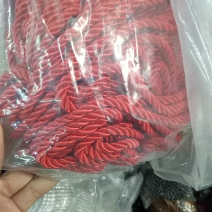 

Tali Tambang Merah 5 Mm Bahan Craft Hiasan Aksesoris