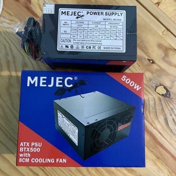 New Power Supply Pc 500W Mejec Psu Komputer