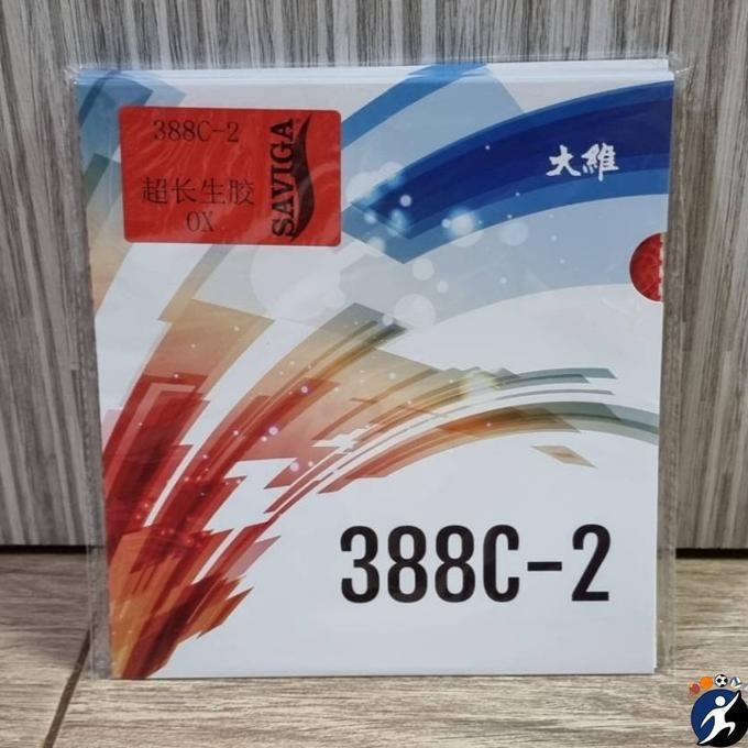 Karet Pingpong Bintik Dawei 388 C-2 Saviga OX Long Pimple ORIGINAL