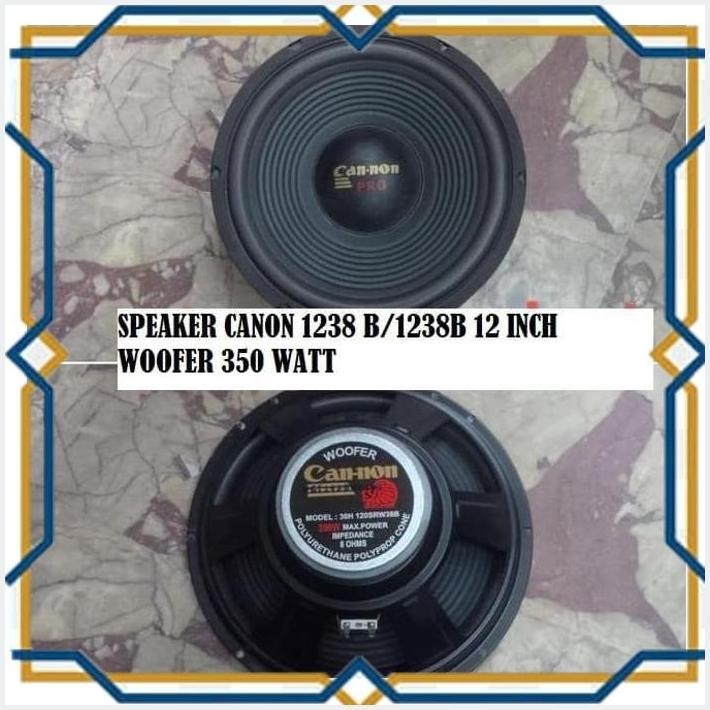 [IDV] SPEAKER CANON 1238 B/1238B 12 INCH WOOFER 350 WATT