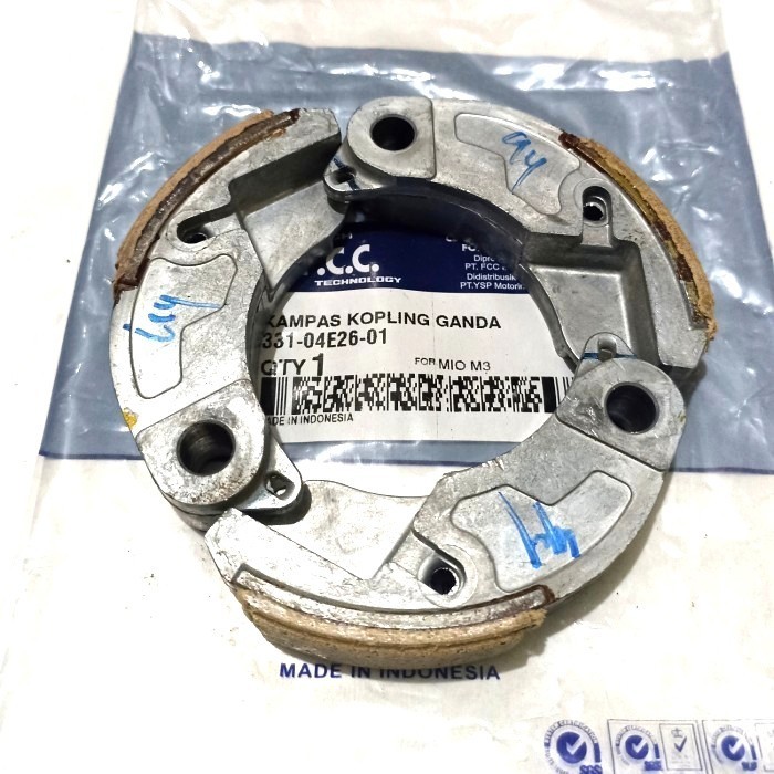 Kampas Kopling Ganda/Ganda Kopling Only Ori Mio M3 Asli Fcc
