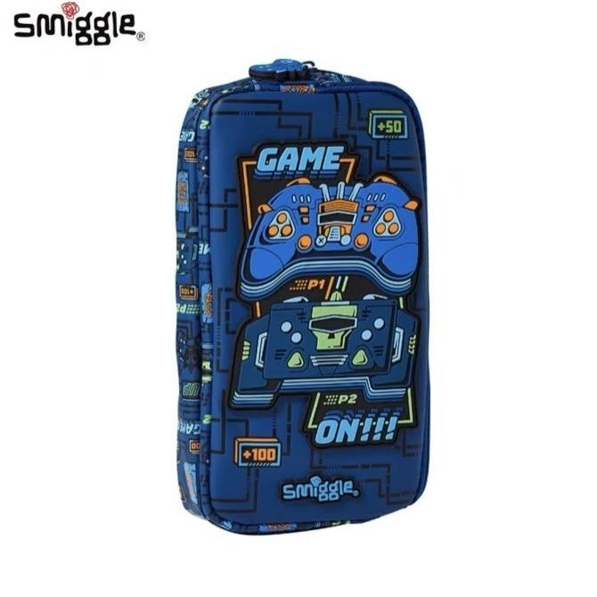 

Best Seller Smiggle Pocket Character Pencil Case/Pencil Case Smiggle Dual Zipper Pengiriman Cepat