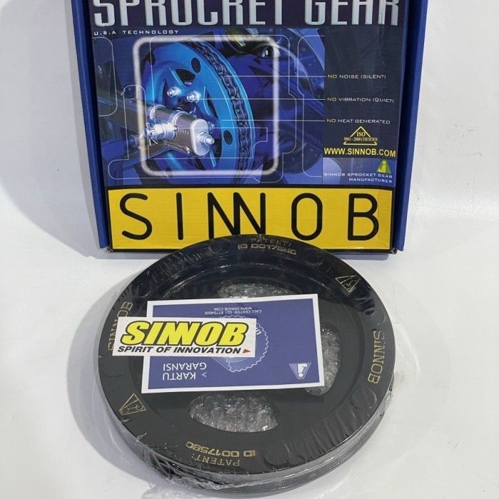 Gear Set + Rantai Sinnob Pulsar 200 Ns 1Set Pnp