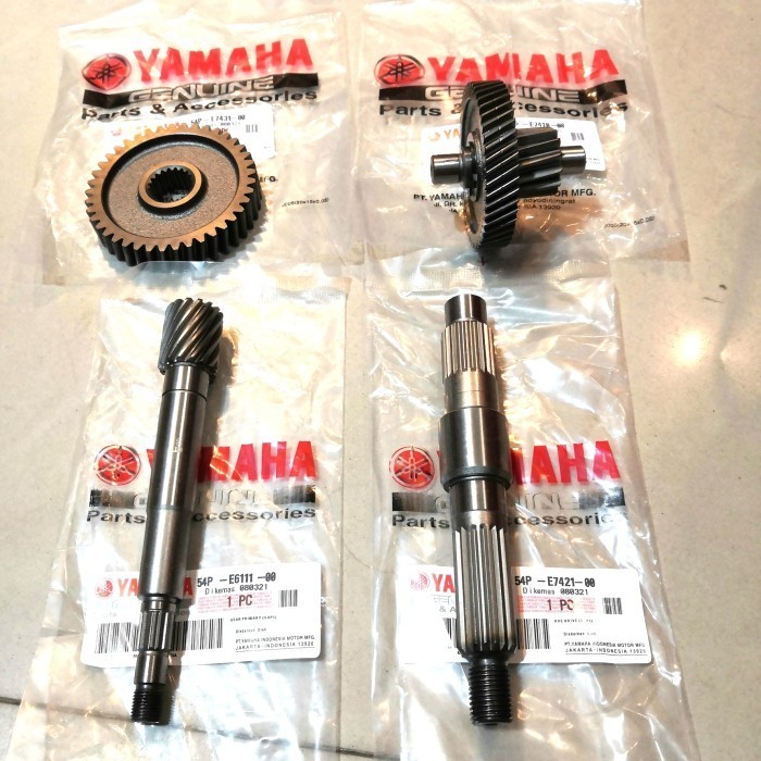 Gigi Rasio Set As Pully Gardan Gear Box As Roda Belakang Mio J 54P