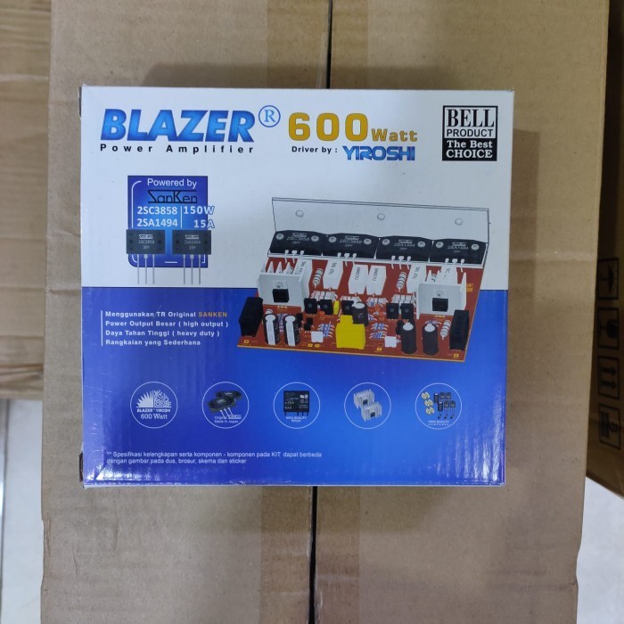 Kit Power Mono Blazer 600Watt Driver Yiroshi Bell