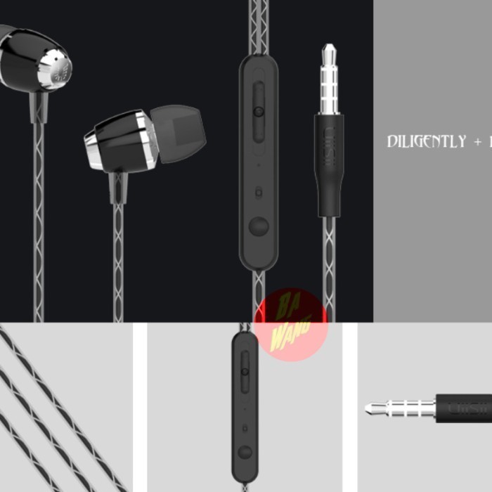 Uiisii U1 U2S U4 U6 U7 U8 Headset Handsfree Earphone Audio 3.5Mm