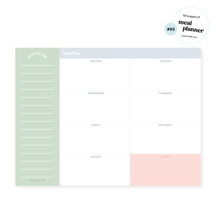 

Paperie Lab - Meal Plan Notepad HARGA DISKON