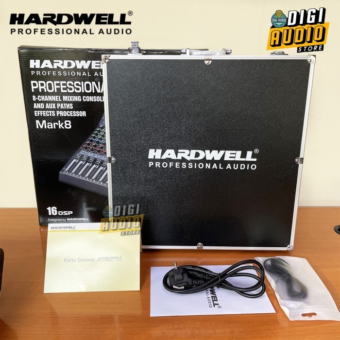 Audio Mixer 8 Channel USB Soundcard Recording Bluetooth HARDWELL MARK8