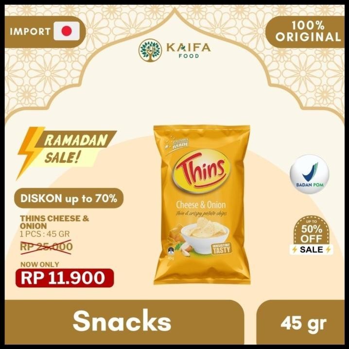 

Thins Potato Chips Australia 45 Gr