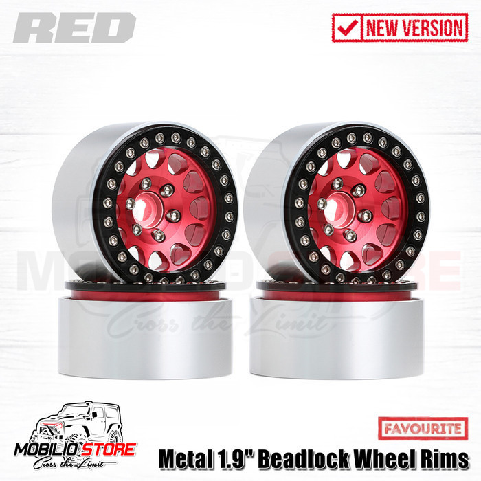 VELG BEADLOCK 1.9 REALISTIC METAL RIMS RC 1/10 CRAWLER AXIAL TRAXXAS