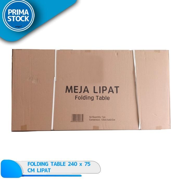 MEJA LIPAT 240 X 70 CM PRASMANAN RESTORAN KATERING PAMERAN MEETING