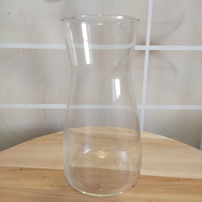 Vas Bunga Kaca Tinggi 20 Cm / Vas Bunga Kaca