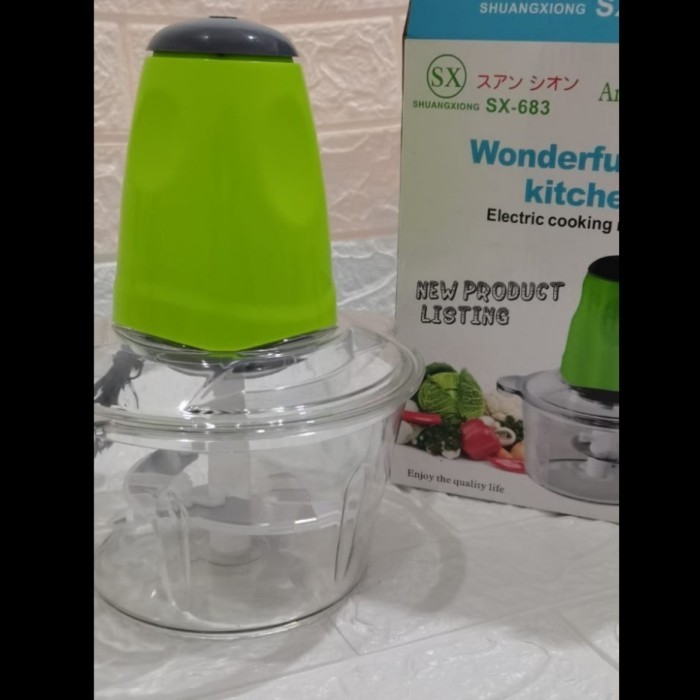 Sx-683 Blender Daging Elektrik Meat Grinder - Blender Giling Bumbu & D