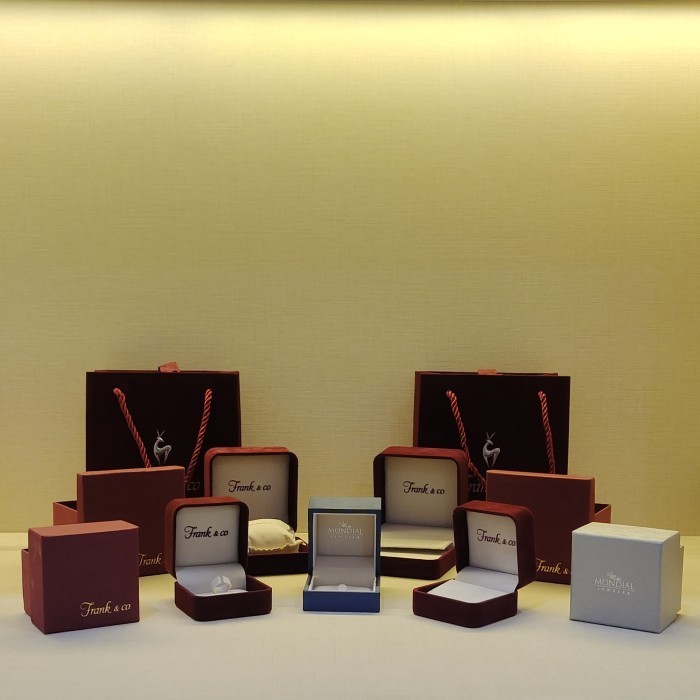 Ready Box Frank n Co untuk Cincin - Kalung / Original Kotak Frank n Co 100%