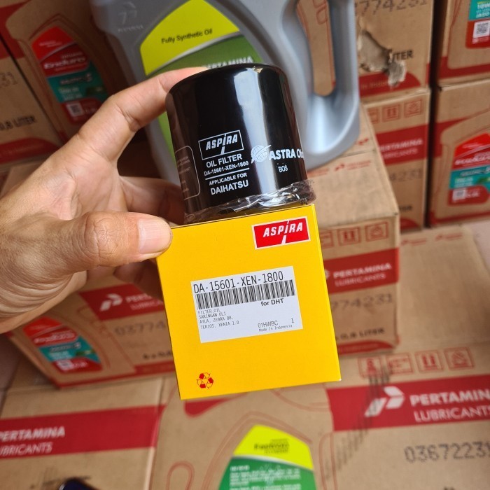 Paket Ganti Oli Filter Ayla,Sigra Fastron Eco Green Sae 0W-20 3,5 L