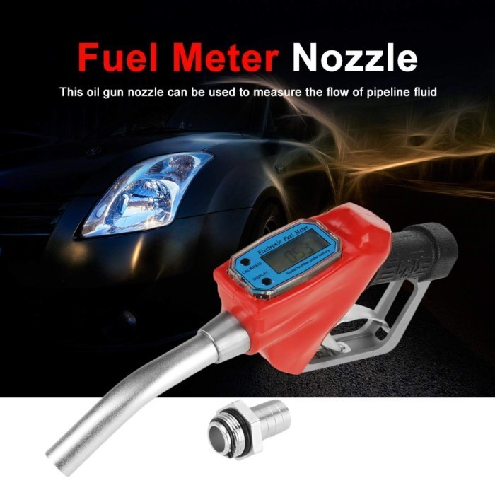Fuel Meter Nozzle Digital Oil Delivery Gun Nozzle Gun Pertamina