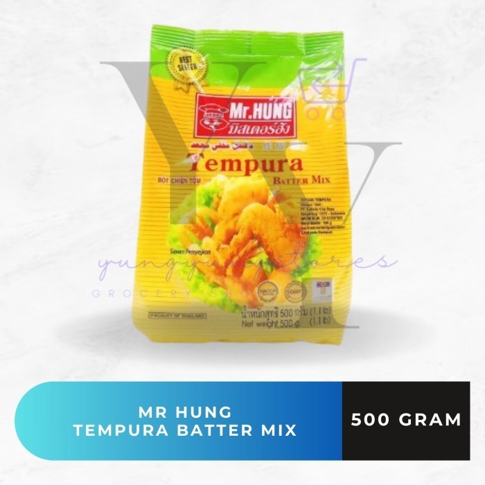 

LL576 Mr. Hung Tepung Tempura Batter Mix Flour Thailand 500 gram PROMO SPECIAL