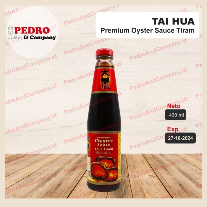 

NX327 Tai hua premium oyster sauce saus tiram 430ml - kecap masak bumbu CUCI GUDANG