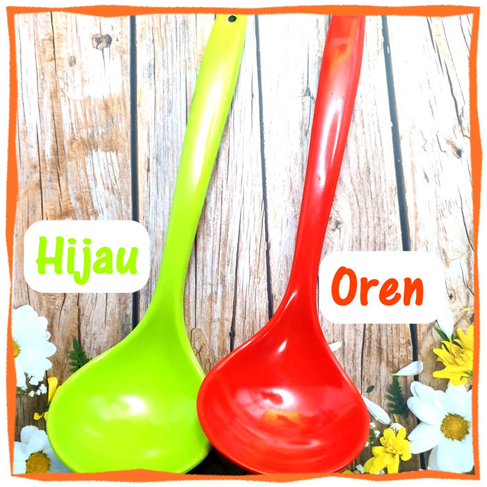 

IH558 centong sayur centong masakan kuah bahan melamin premium tebal NEW