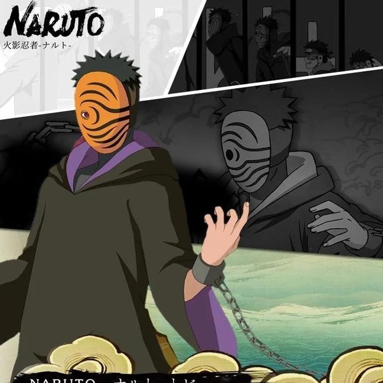 BDC Mask Obito Topeng Obito Kuning Naruto Topeng Uchiha Obito Cosplay Obito TERLARIS