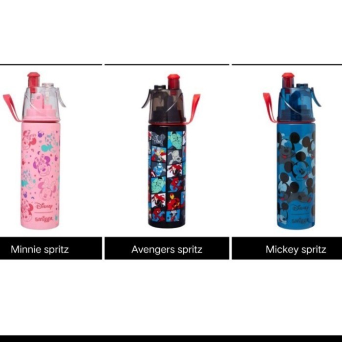 SMIGGLE BOTOL MINUM ANAK SPRITZ BOTTLE/BOTOL BISA SEMPROT/KADO